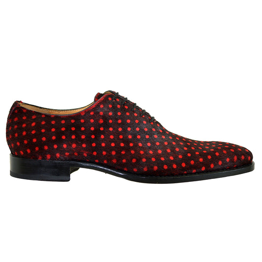 Sheriff Collection 1505 Pony Poke-a-dot lace-up shoes featuring a playful poke-a-dot pattern and comfortable design.