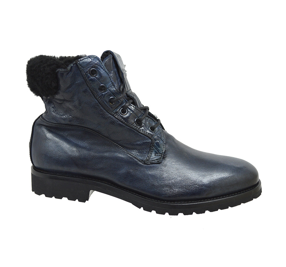 Calzoleria Toscana 4060 Leather & Shearling Boot