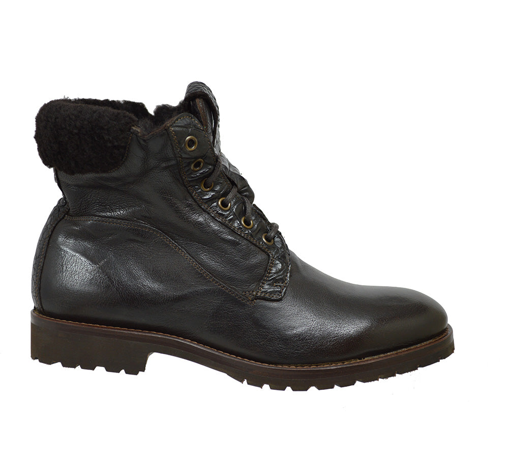 Calzoleria Toscana 4060 Leather & Shearling Boot