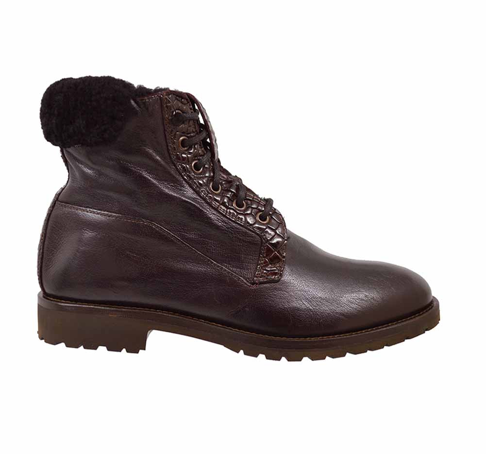 Calzoleria Toscana 4060 Leather & Shearling Boot