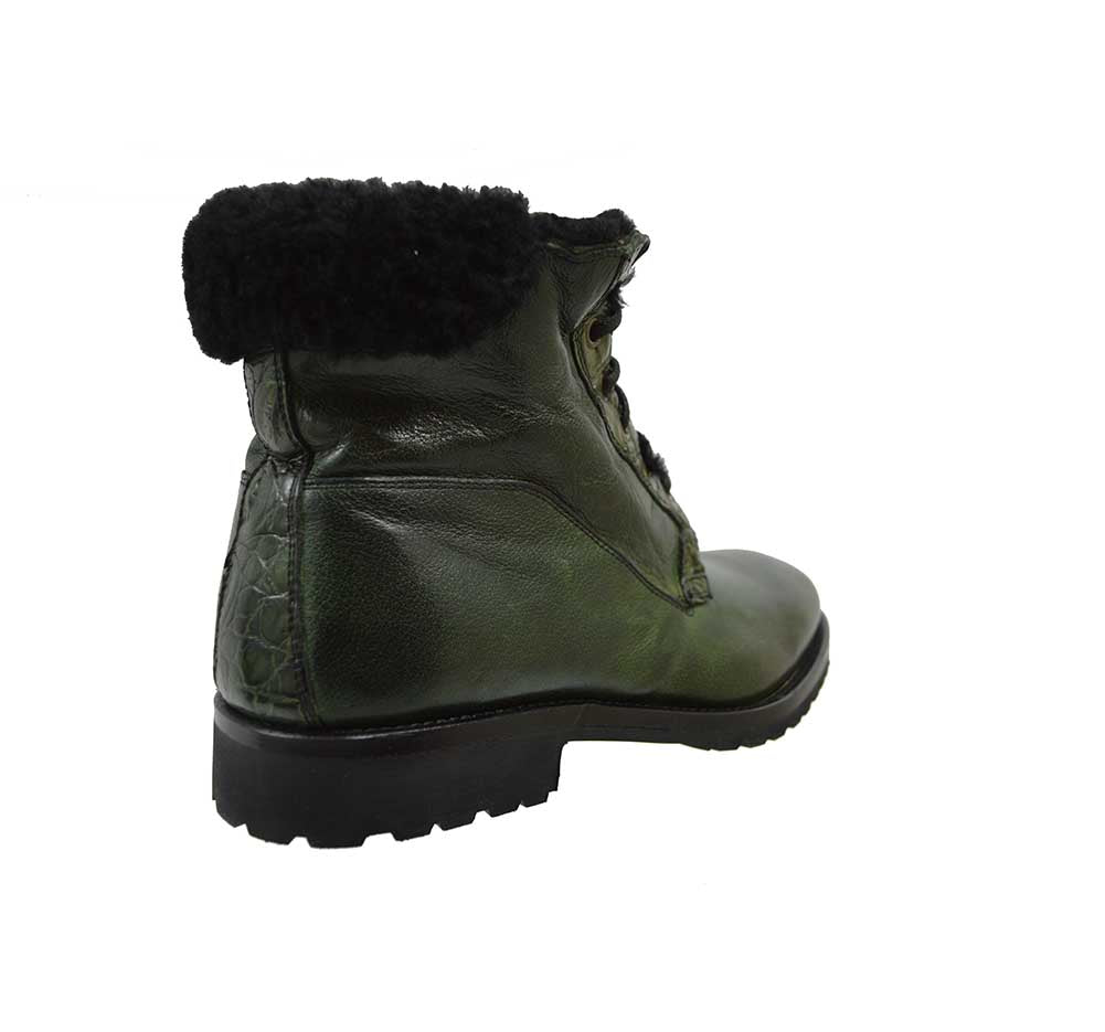 Calzoleria Toscana 4060 Leather & Shearling Boot