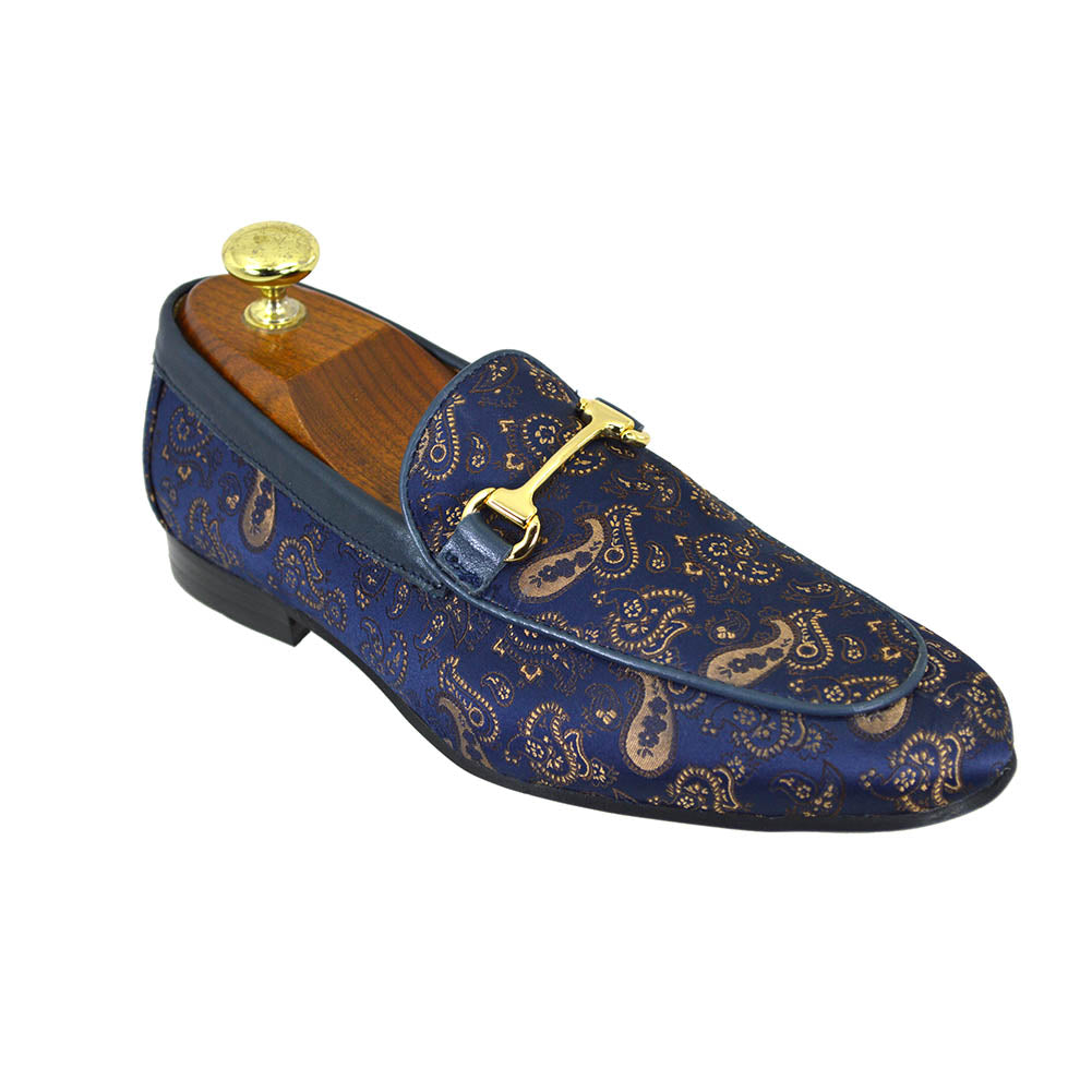 Walk Blue Paisley Loafer
