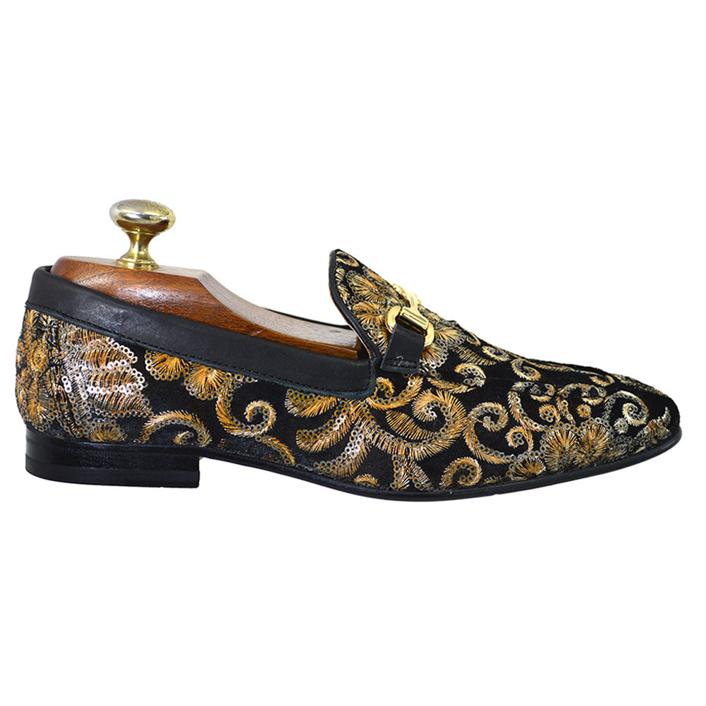 Walk London Sequin Velvet Loafers | Cellini Uomo Walk London Sequin Velvet Loafers | Cellini Uomo