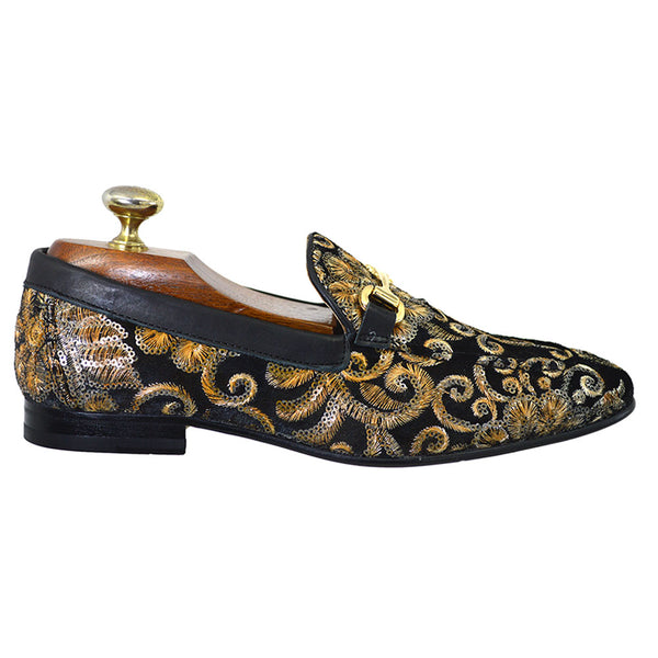 Walk London Sequin Velvet Loafers – Cellini