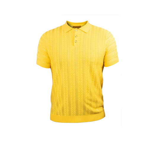 Prestige Textured Knit Polo Shirt 014