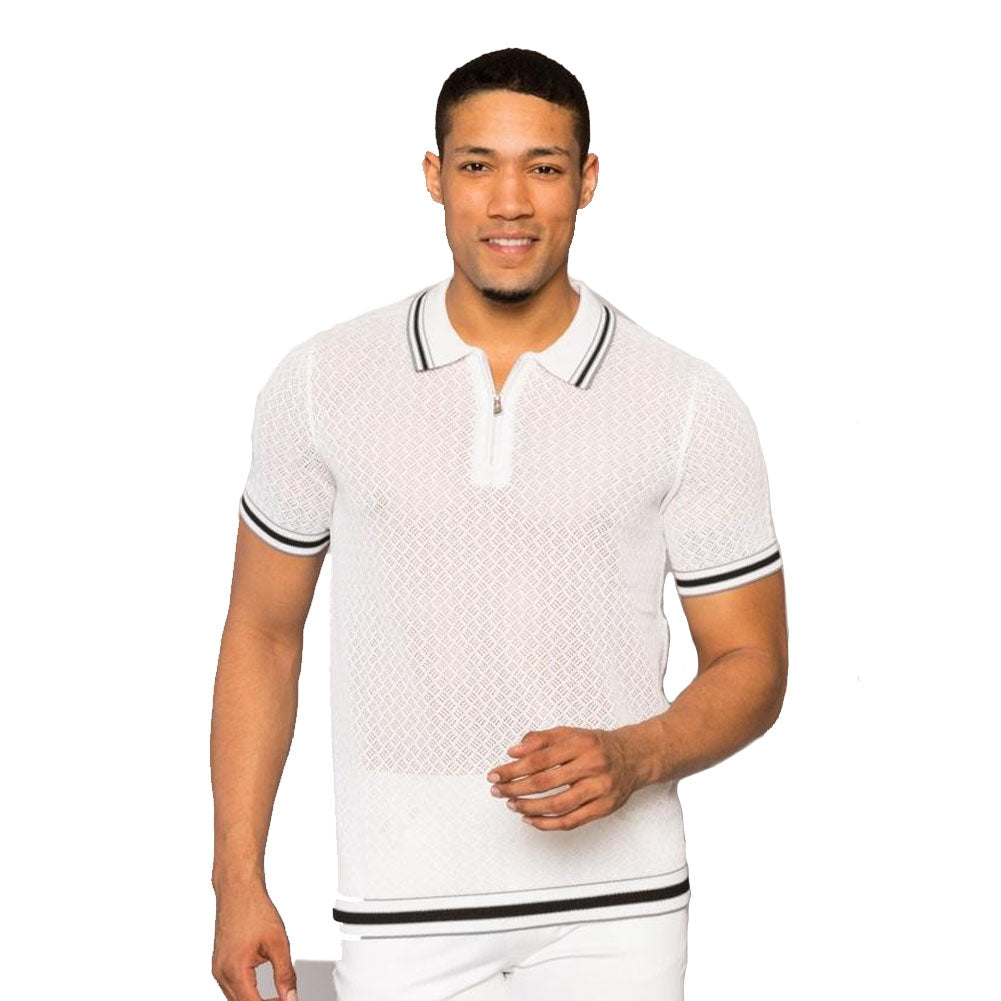 Prestige Light Weight Zip Polo 854