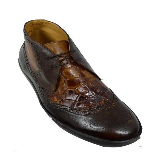 Mauri 8563 Alligator Wingtip Casual