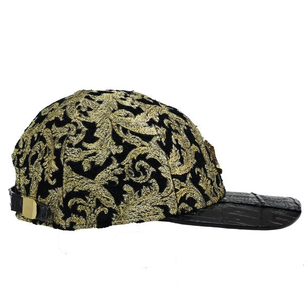 Mauri 4960 Black Fabric Didier & Alligator Boot