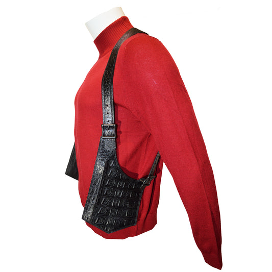 Cellini Uomo Hornback Crcodile Wallet Holster