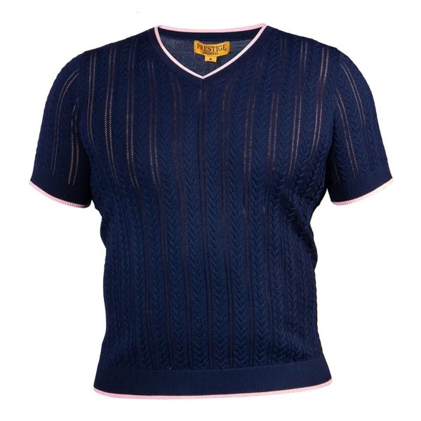 Prestige V-Neck Highlighted Shirt 050