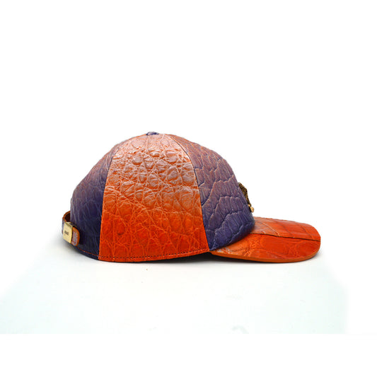Mauri FC Multi Apricot Alligator Hat - Cellini Uomo
