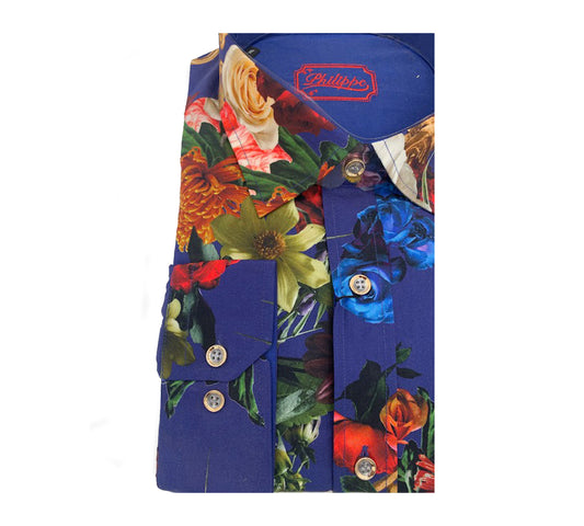 Philippe Royal Floral Button Up Shirt A82