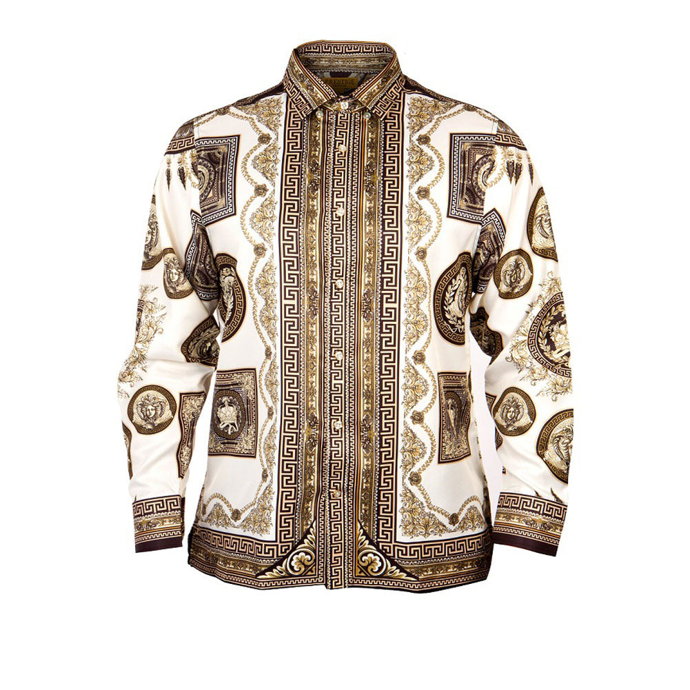 Prestige Digital Print Button Up 300