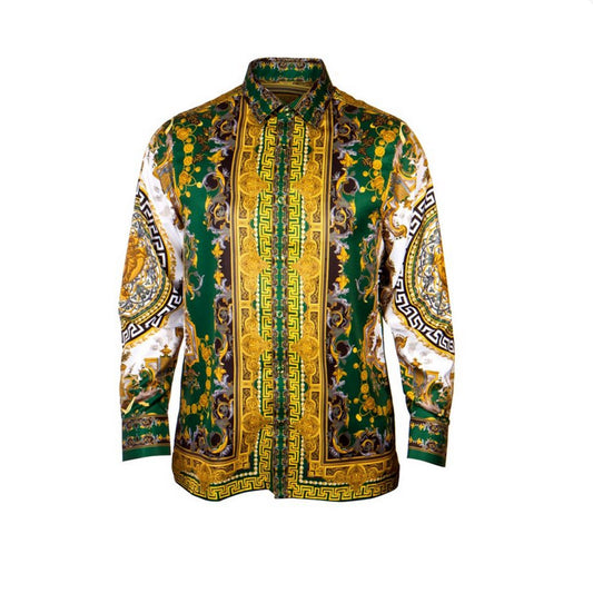 Prestige Digital Print Button Up 803