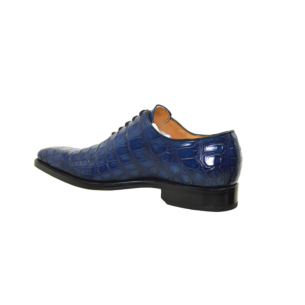 Sheriff Collection 1505 Whole Cut Alligator Dress Shoe