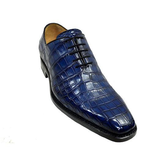 Sheriff Collection 1505 Whole Cut Alligator Dress Shoe