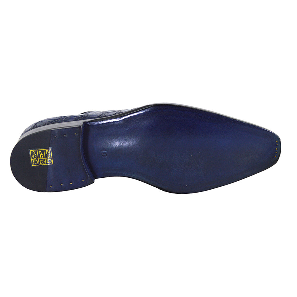 Sheriff Collection 1505 Whole Cut Alligator Dress Shoe