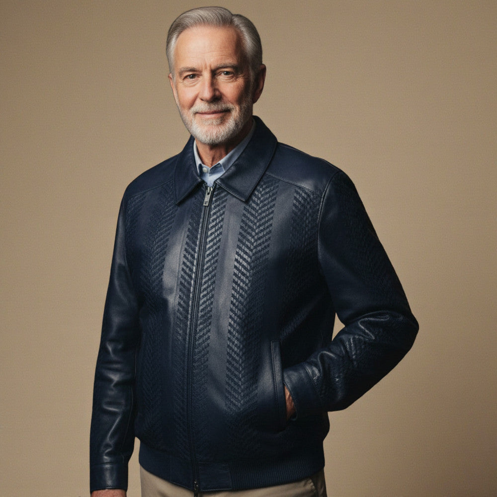 Torras 100% Lambskin Leather Jacket N82H527 - Cellini Uomo 