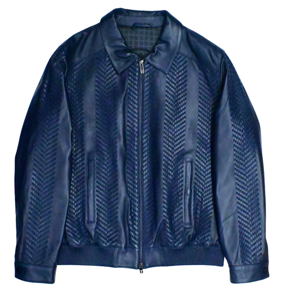 Torras 100% High-quality Lambskin Leather Jacket N82H527 - Cellini Uomo 