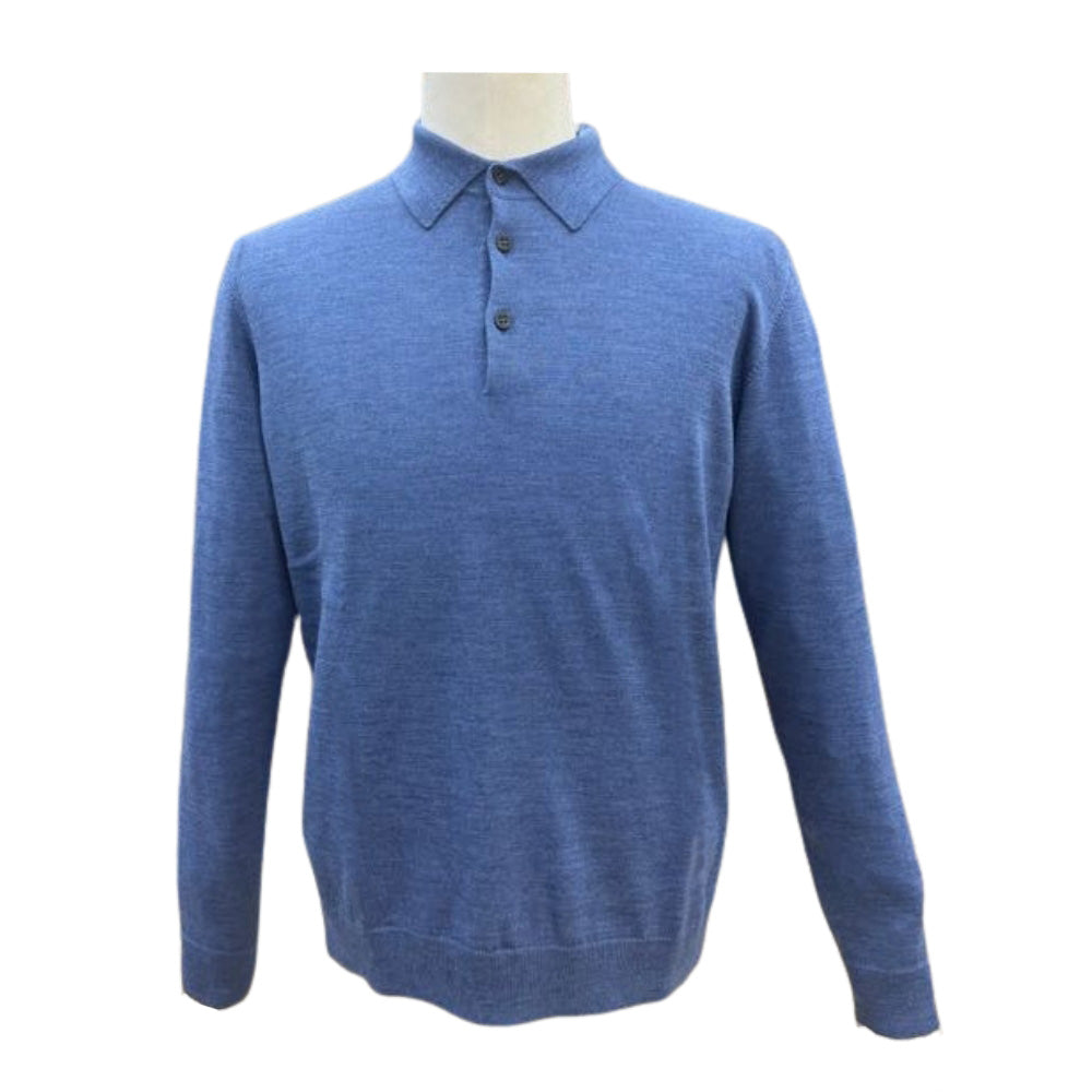 Torras Button Up Knit Polo 1312238R - Cellini Uomo 