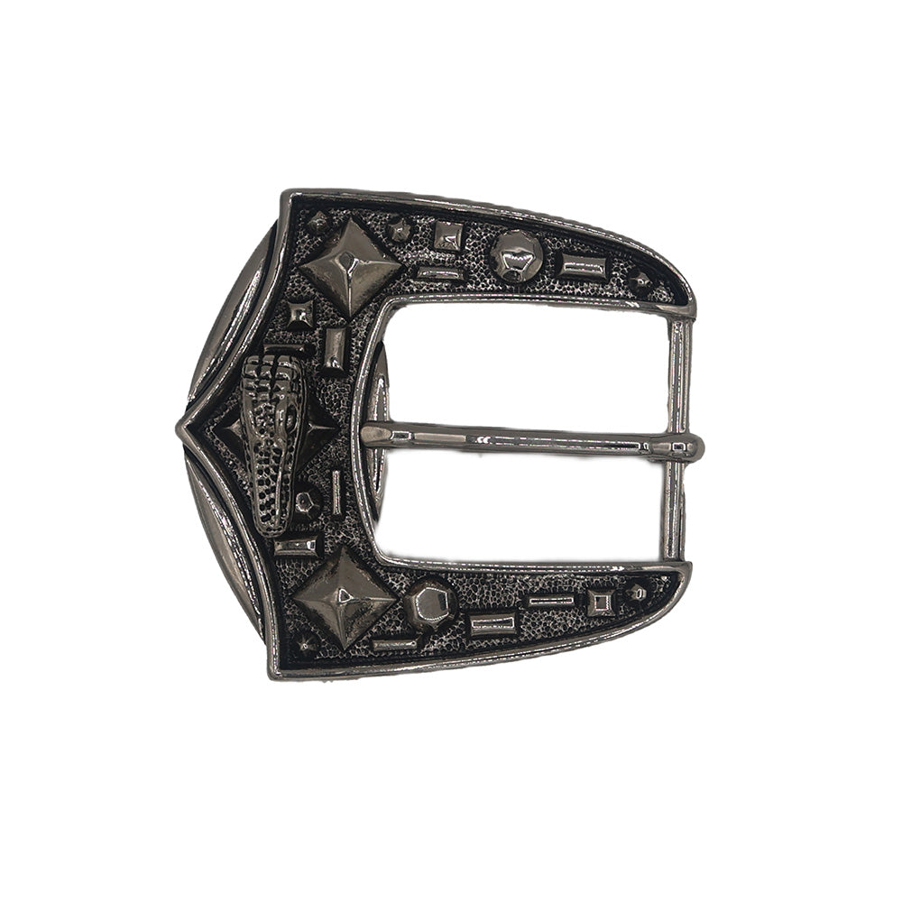 Mauri Buckle with Small Alligator Head - Cellini Uomo 