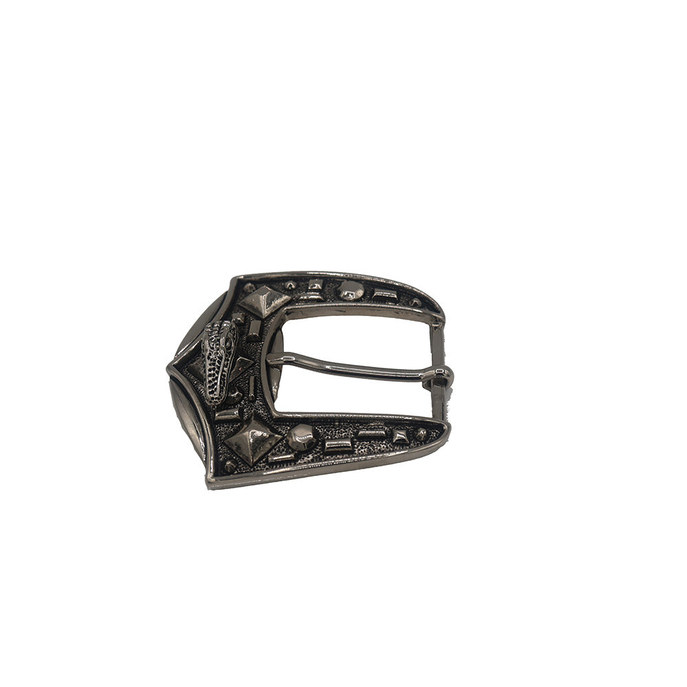 Mauri Buckle with Small Alligator Head - Cellini Uomo 