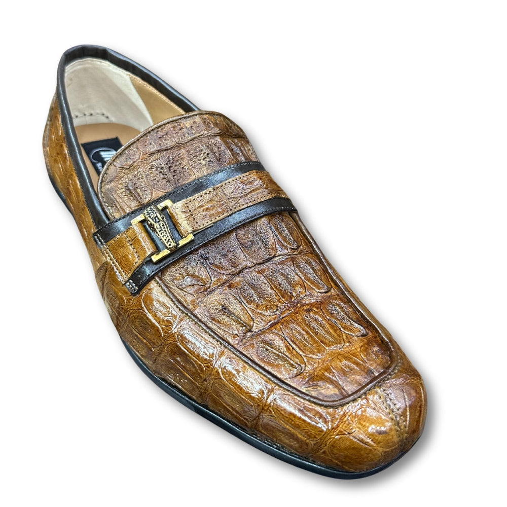 Mauri 9200 Hornback Crocodile Loafer - Cellini Uomo 