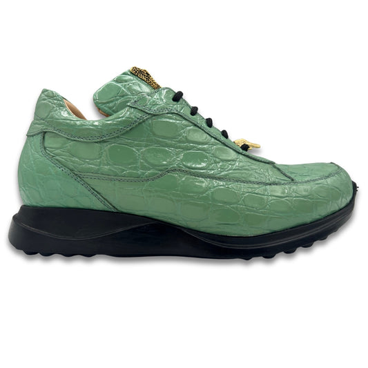Mauri 8900 Alligator Mint Green Sneakers