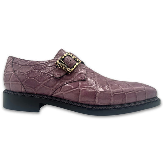Mauri 3281 Alligator Monk Strap - Cellini Uomo 