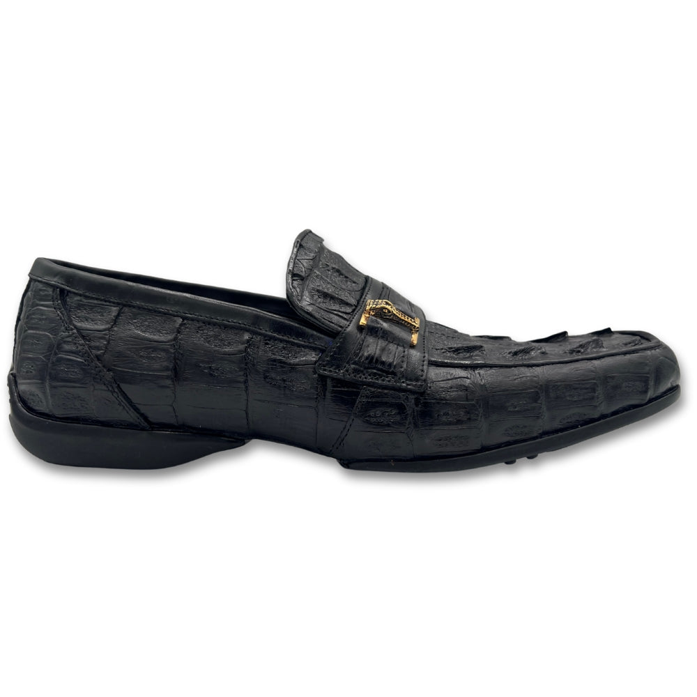 Mauri 9200 Hornback Crocodile Loafers, men's shoes with textured crocodile leather and classic slip-on design.