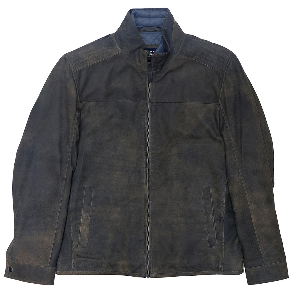 Missani Leather Vintage Goat Jacket