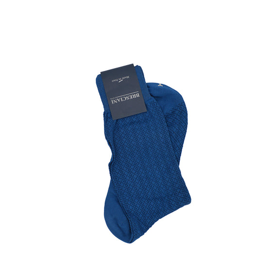 Men's Cotton Socks Blue - Cellini Uomo 