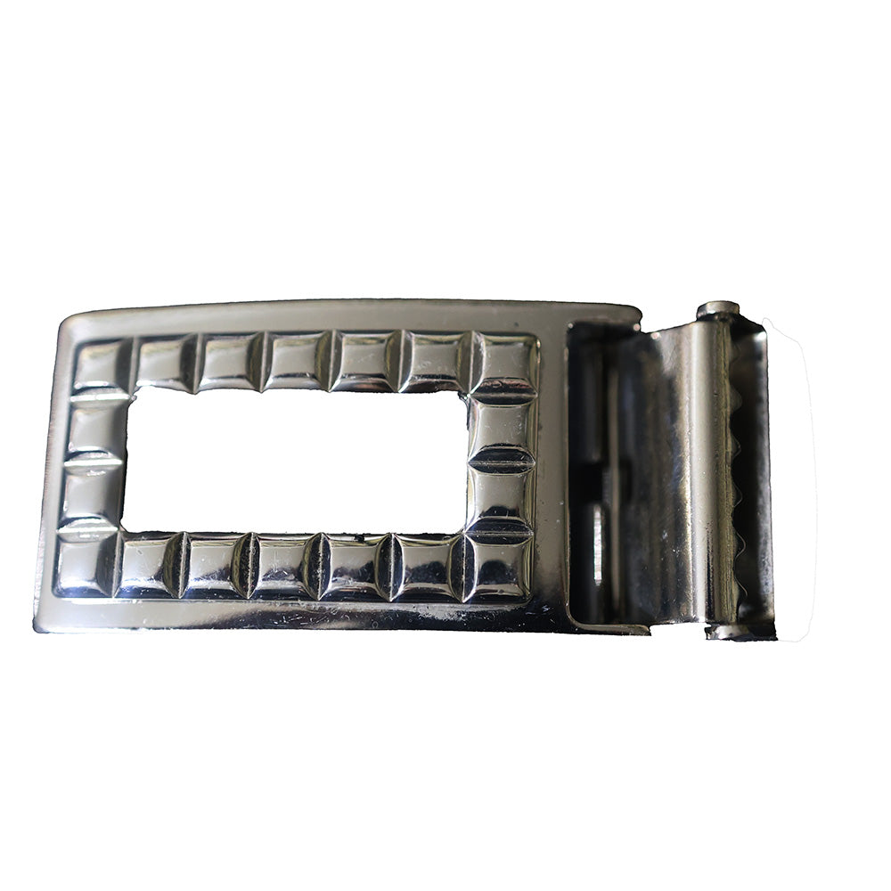 Mauri Silver Rectangle Buckle - Cellini Uomo 