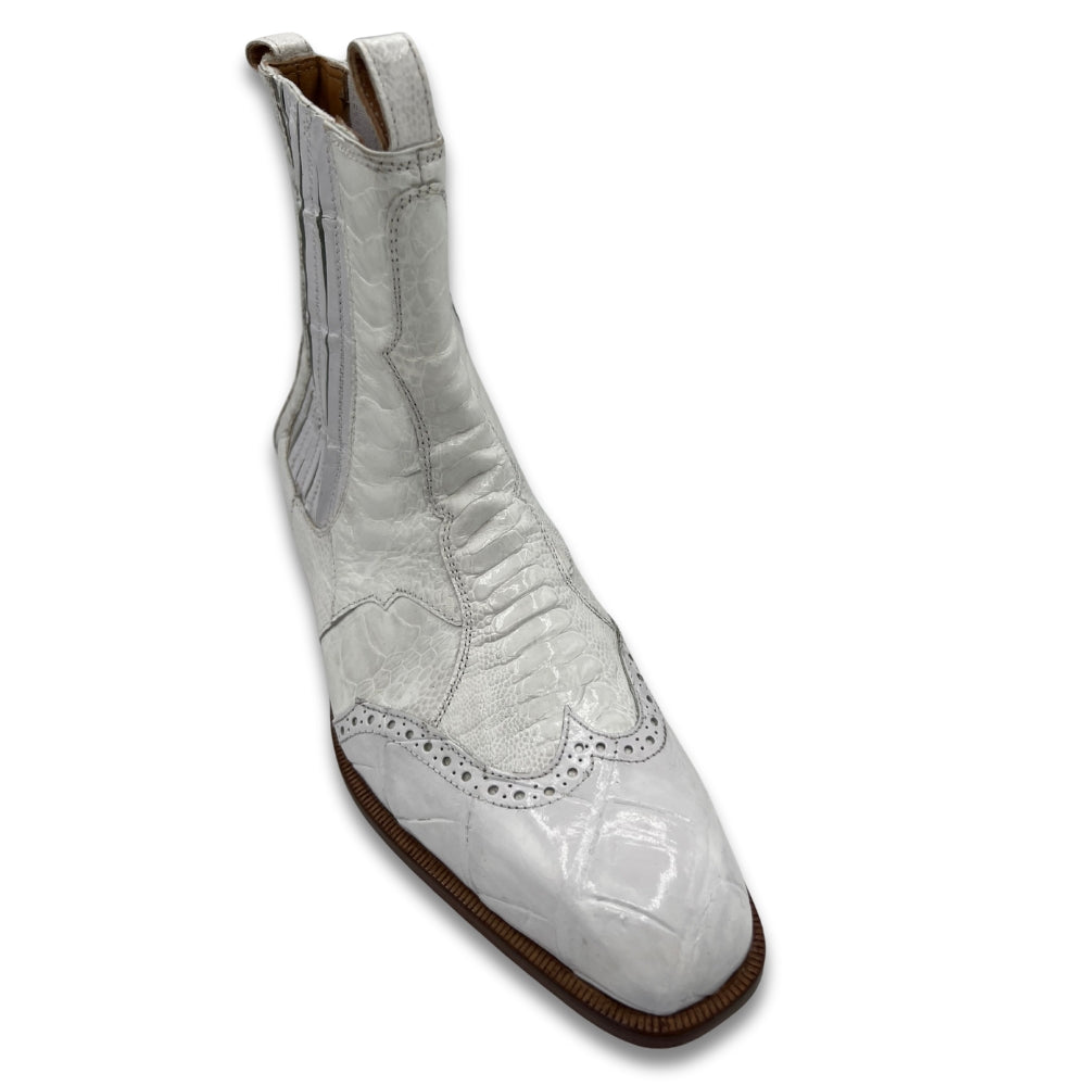 Mauri 1092 Alligator and Ostrich Leg Boot | Cellini Uomo