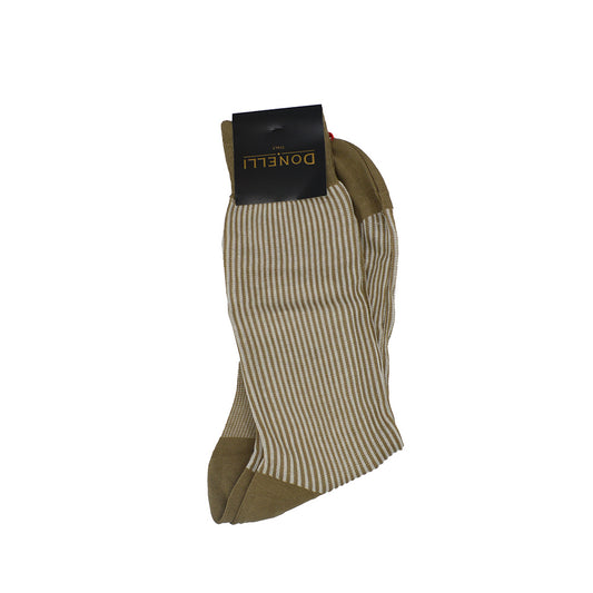 Men's Cotton Socks Green Tea - Cellini Uomo 