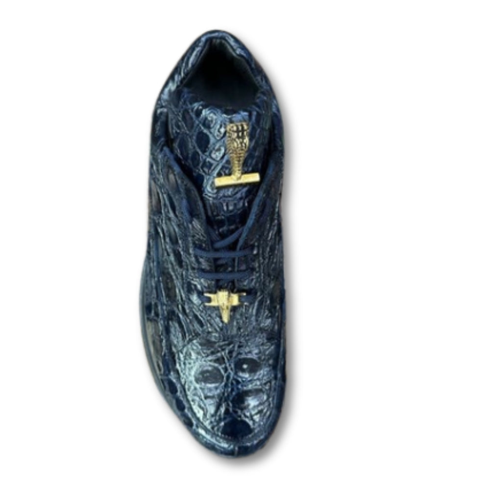 Mauri 8900 Navy Alligator Casuals - Cellini Uomo 