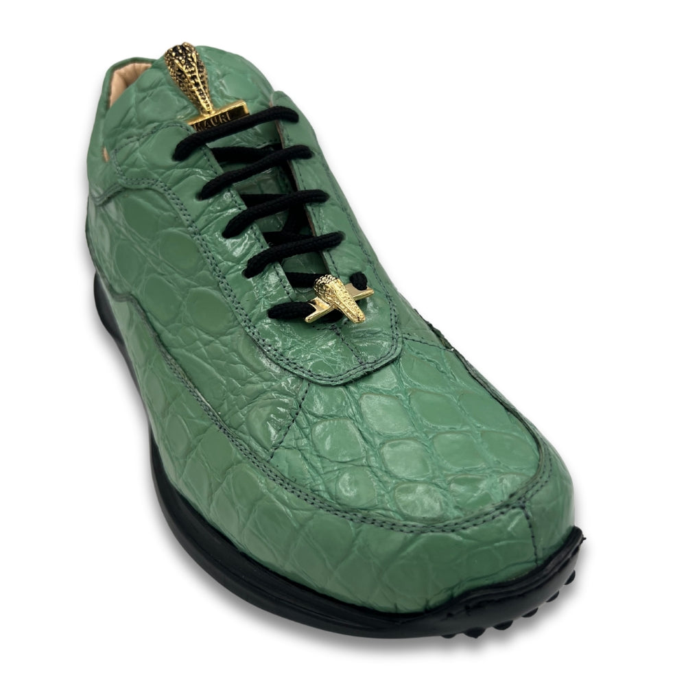 Mauri 8900 Alligator Mint Green Sneakers