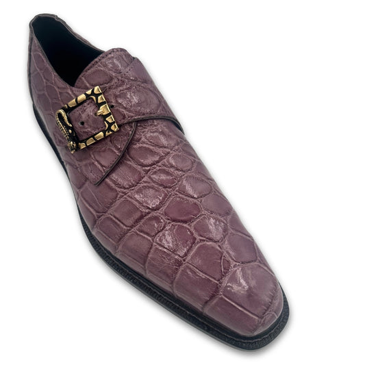 Mauri 3281 Alligator Monk Strap - Cellini Uomo 