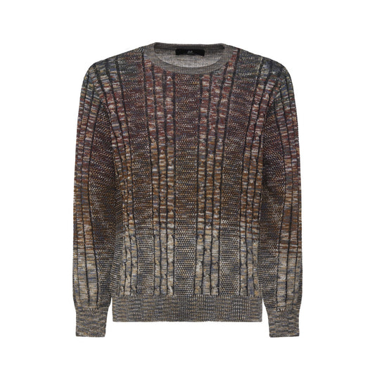 Montechiaro Multi-Colored Italian Sweater 30073510M - Cellini Uomo 