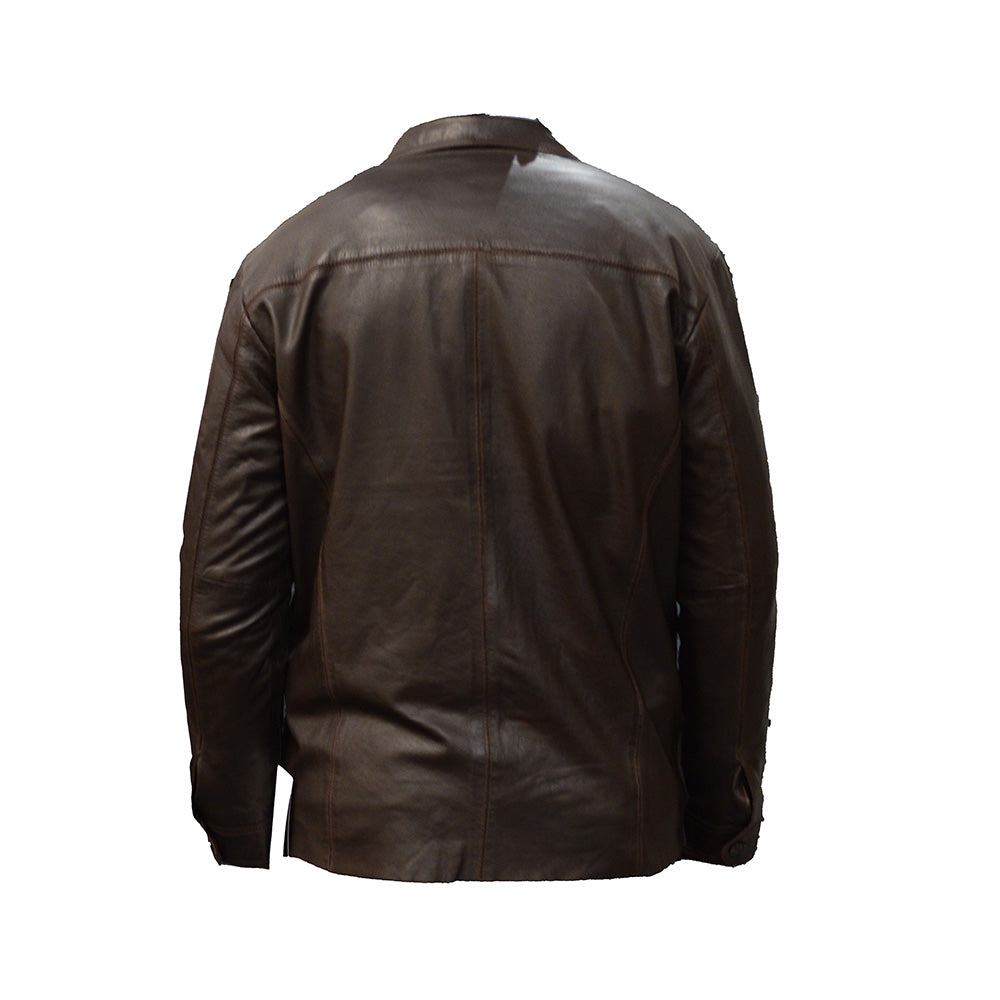 New Lamb Skin Leather Shirt Jackets 339330