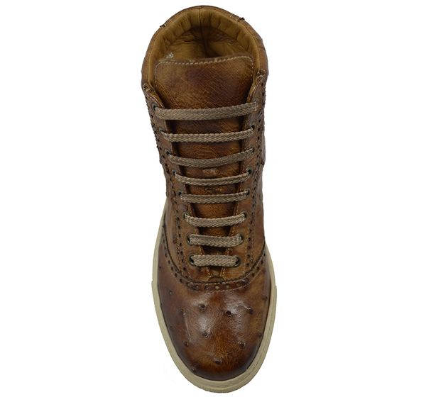 Calzoleria Toscana 3696 Ostrich Sneaker - Cellini Uomo 