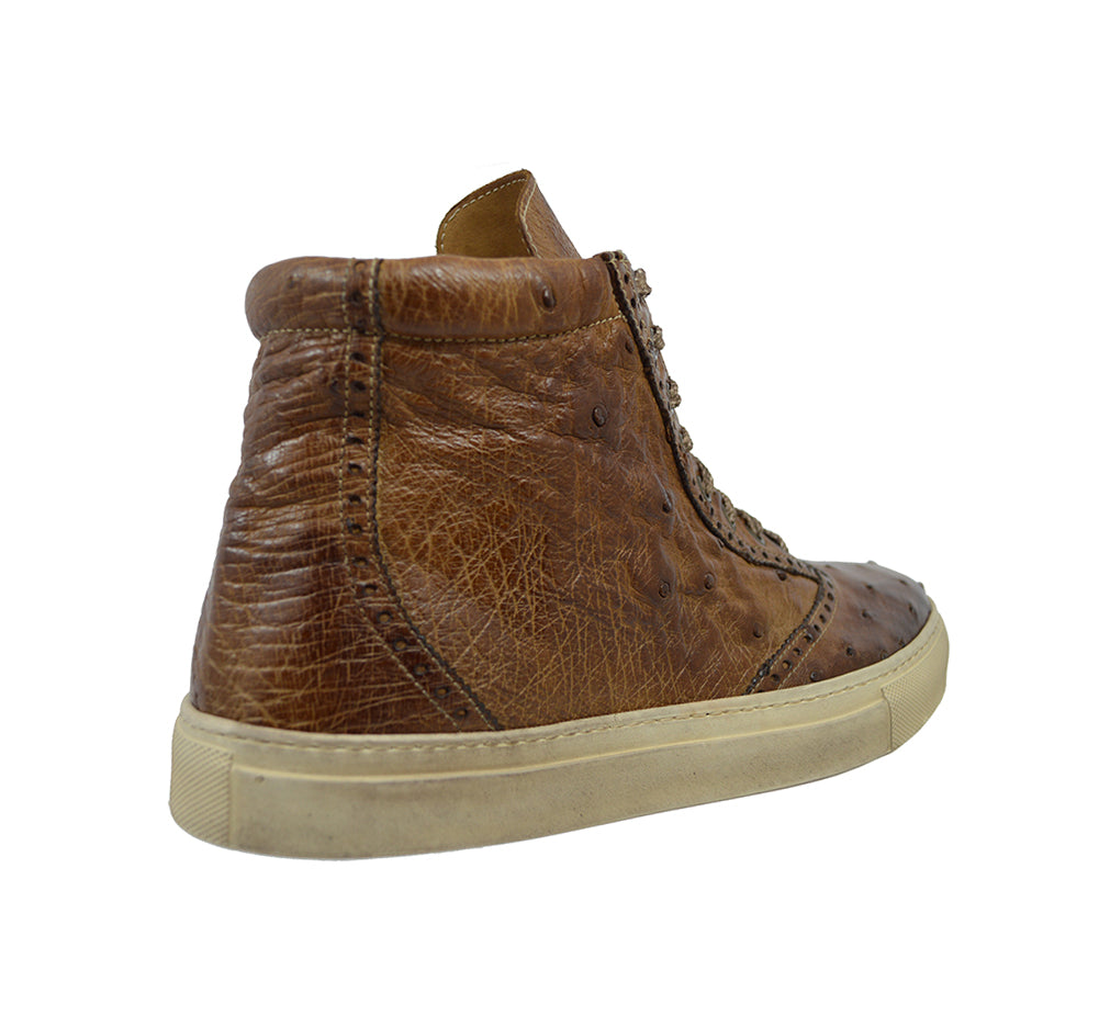 Calzoleria Toscana 3696 Ostrich Sneaker - Cellini Uomo 