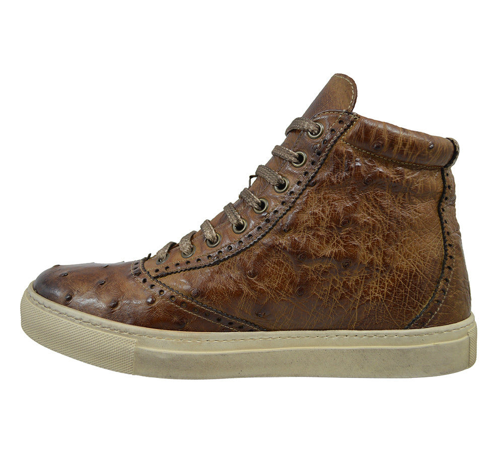 Calzoleria Toscana 3696 Ostrich Sneaker - Cellini Uomo 