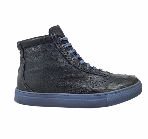 Calzoleria Toscana 3696 Ostrich Sneaker - Cellini Uomo 