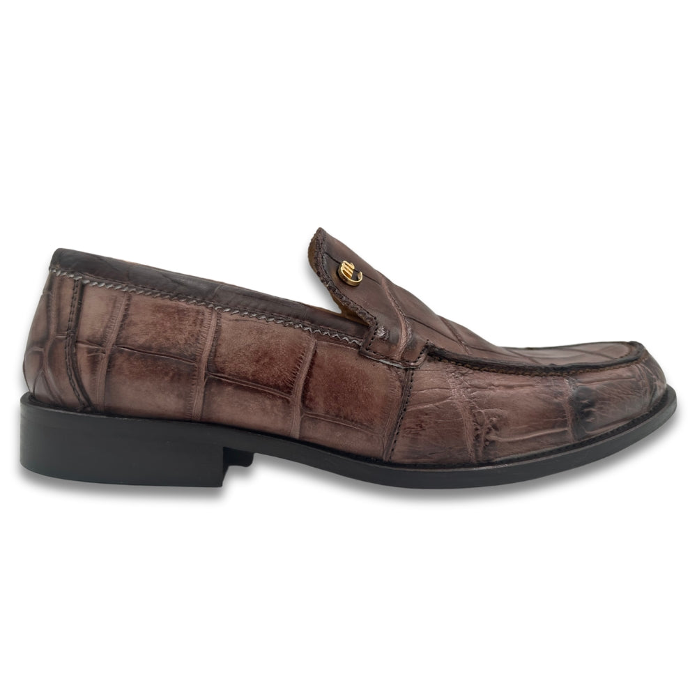 Mauri 1028 Alligator Loafer - Cellini Uomo 