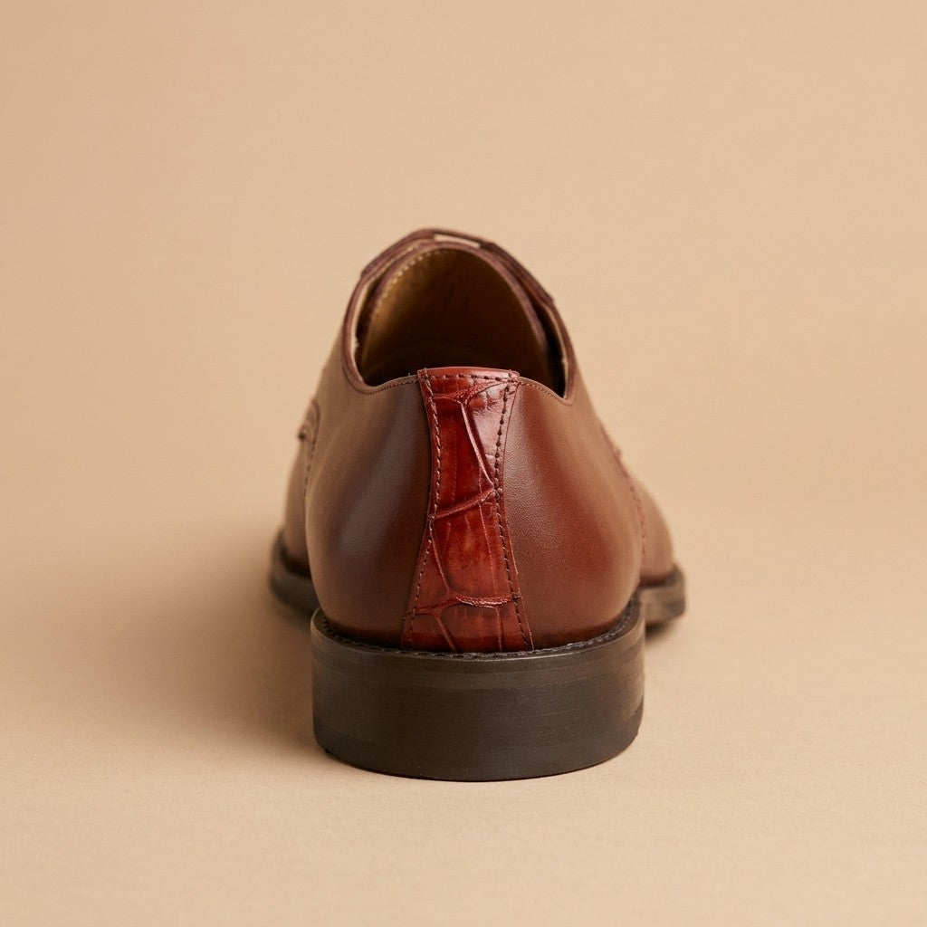 Mauri 4642 Alligator and Leather Lace Up Shoes