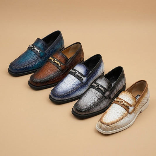 Mauri 4894 Alligator Loafers