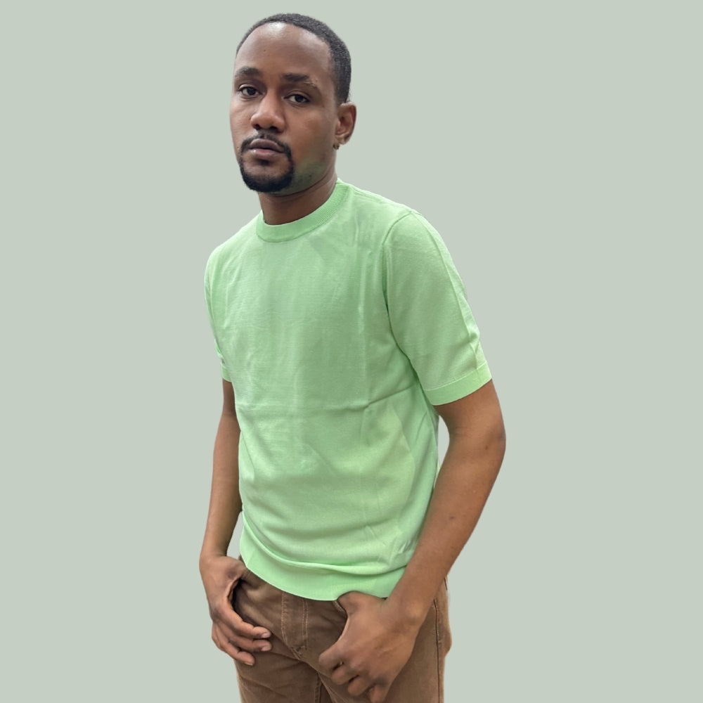 Prestige Crew Neck Short Sleeve Shirt CMK-350 - Cellini Uomo 