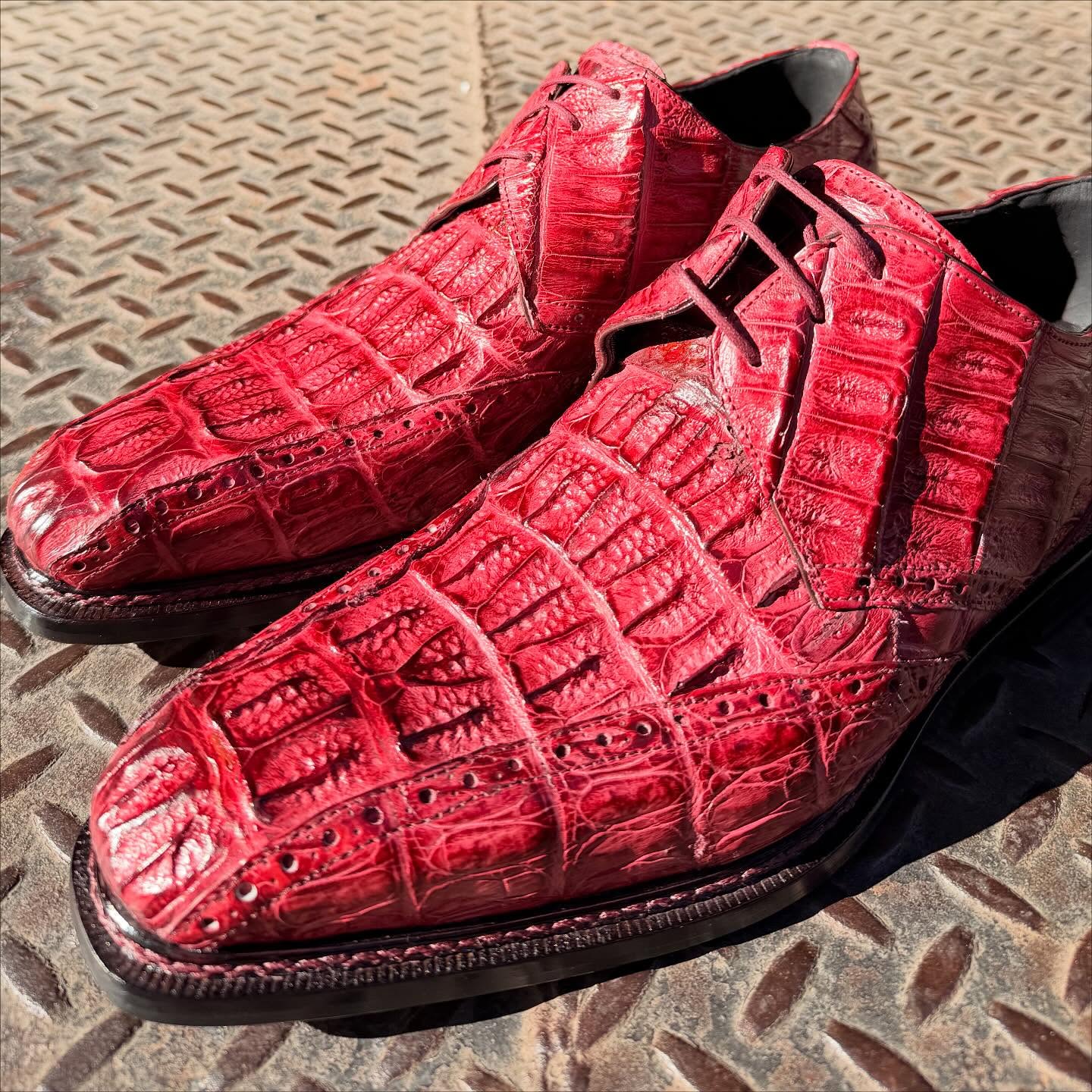 Mauri 2670 Caiman Hornback Dress Shoes - Cellini Uomo 