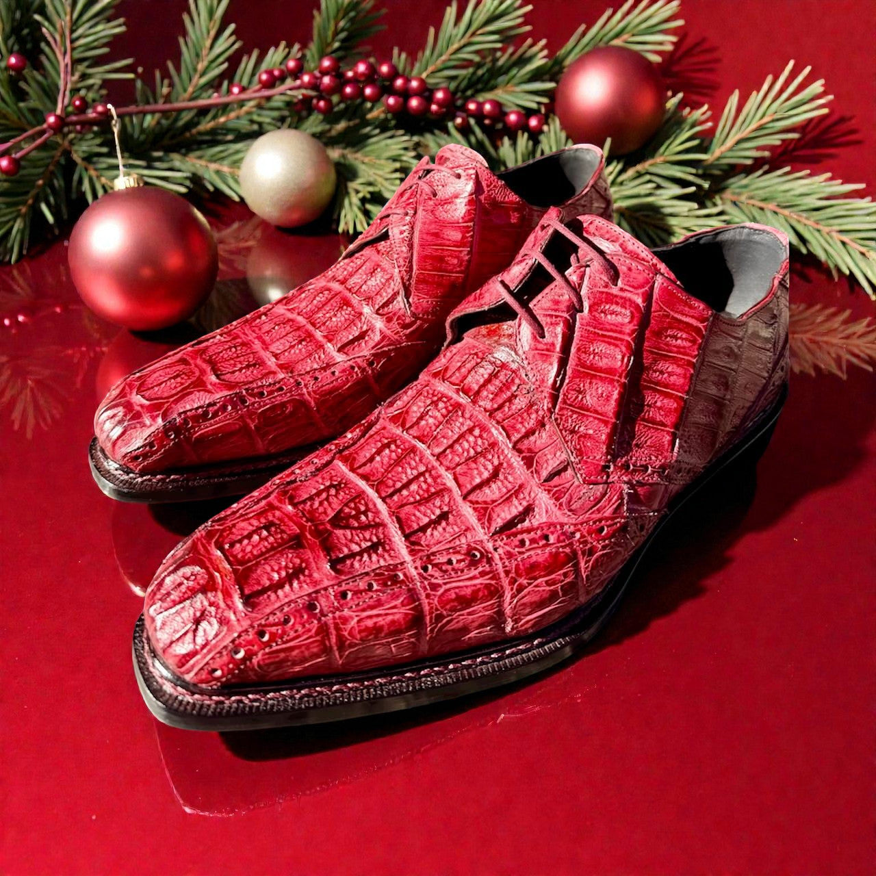 Mauri 2670 Caiman Hornback Dress Shoes - Cellini Uomo 